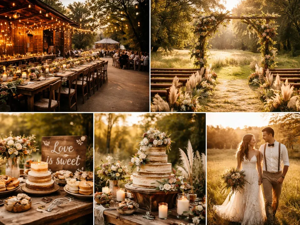 Rustikale und Natürliche Hochzeitsfeiern: Zeitlose Liebe im Einklang mit der Natur