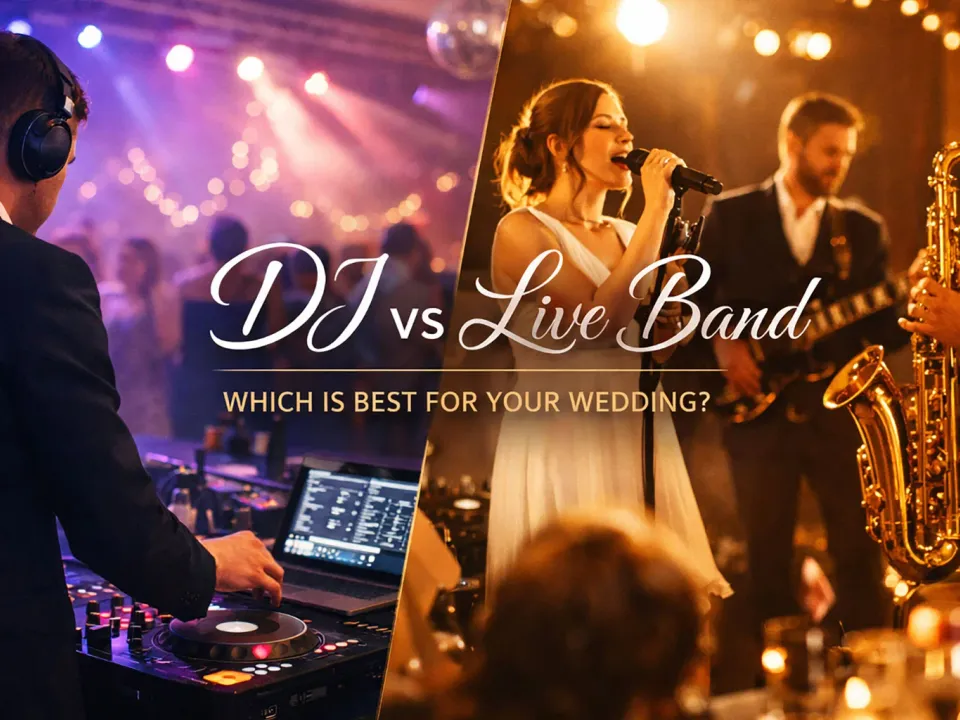 Musique de mariage en pratique : DJ, groupe live ou combinaison