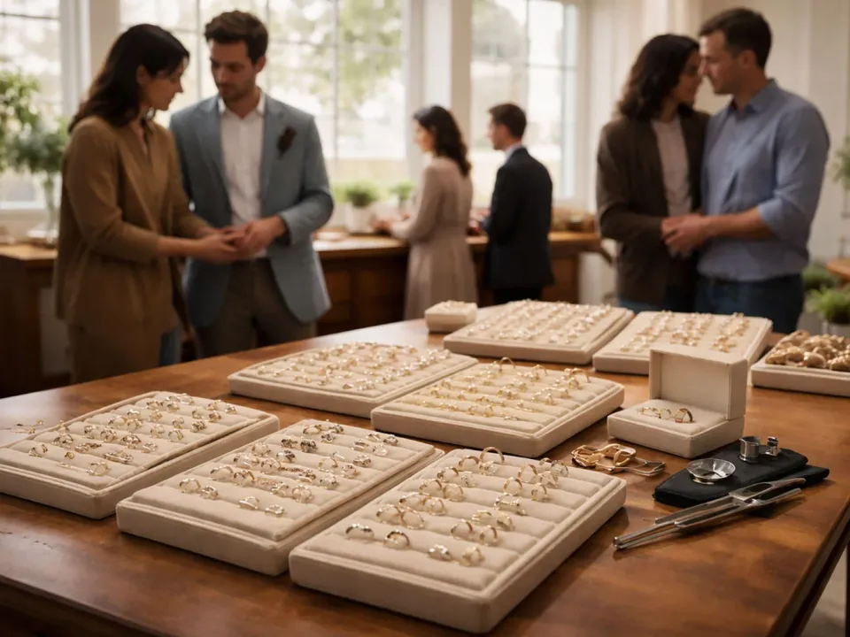 Wedding rings between decision and everyday life