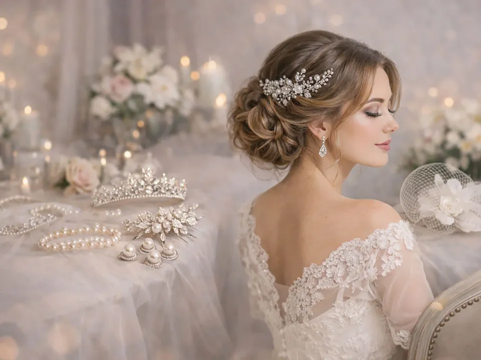 The Bridal Hairstyle as a Quiet Part of the Whole