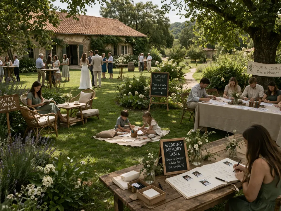 Quiet Wedding Activities for Introverted Guests