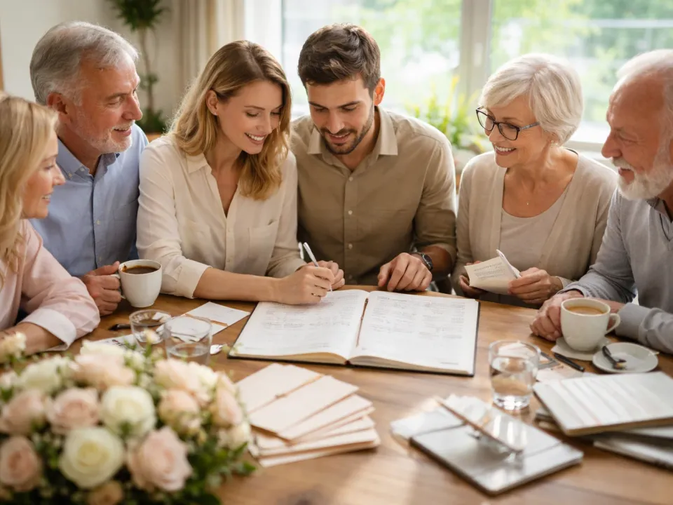 Coordination de la liste d'invités avec les familles : Situations typiques lors de la planification du mariage