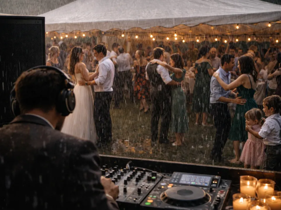 Дождливый свадебный плейлист: Музыка, которая выручает, когда погода меняет всё