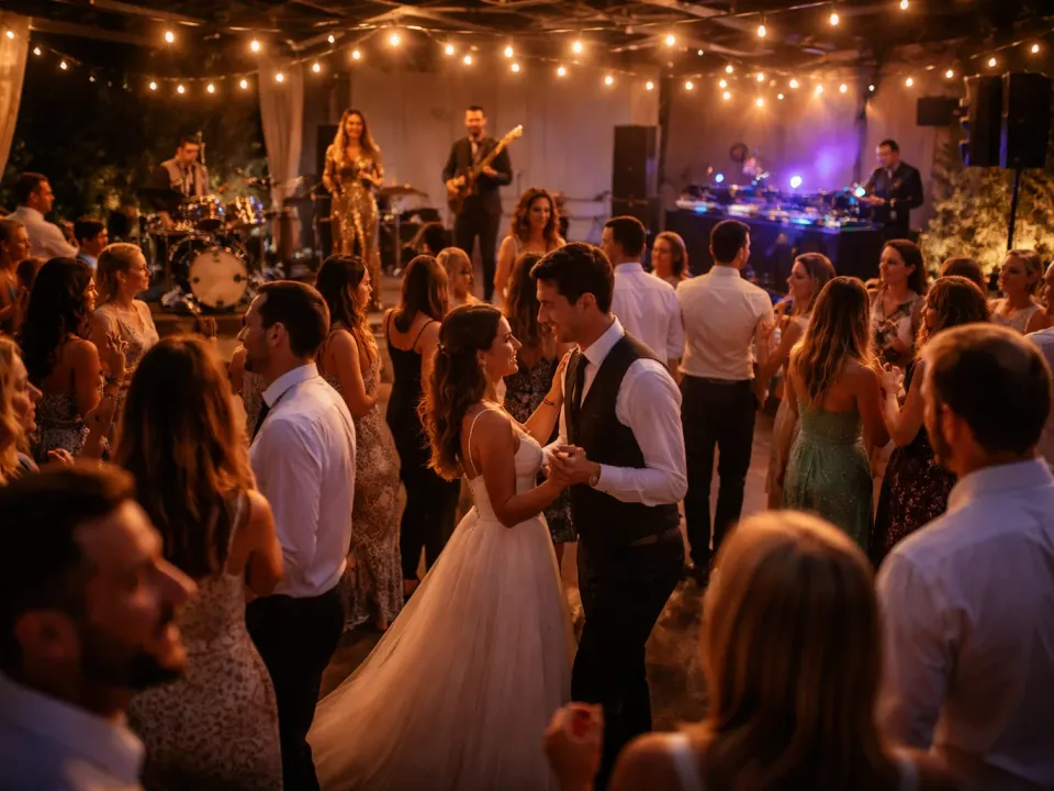 DJ ou groupe live : Ce qui remplit vraiment une piste de danse de mariage