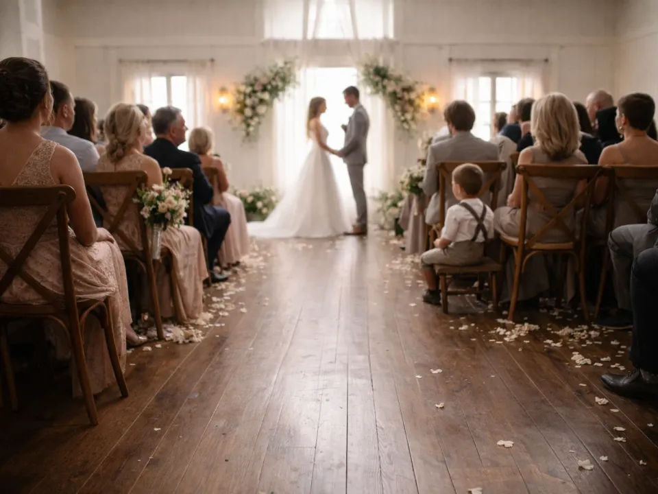 当焦点转移：正式婚礼场合中的孩子们