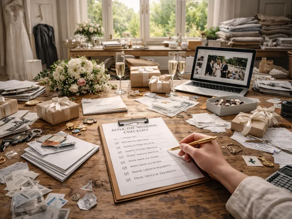 After-the-Wedding Checklist: What Still Needs to Be Returned, Paid, Thanked, or Closed