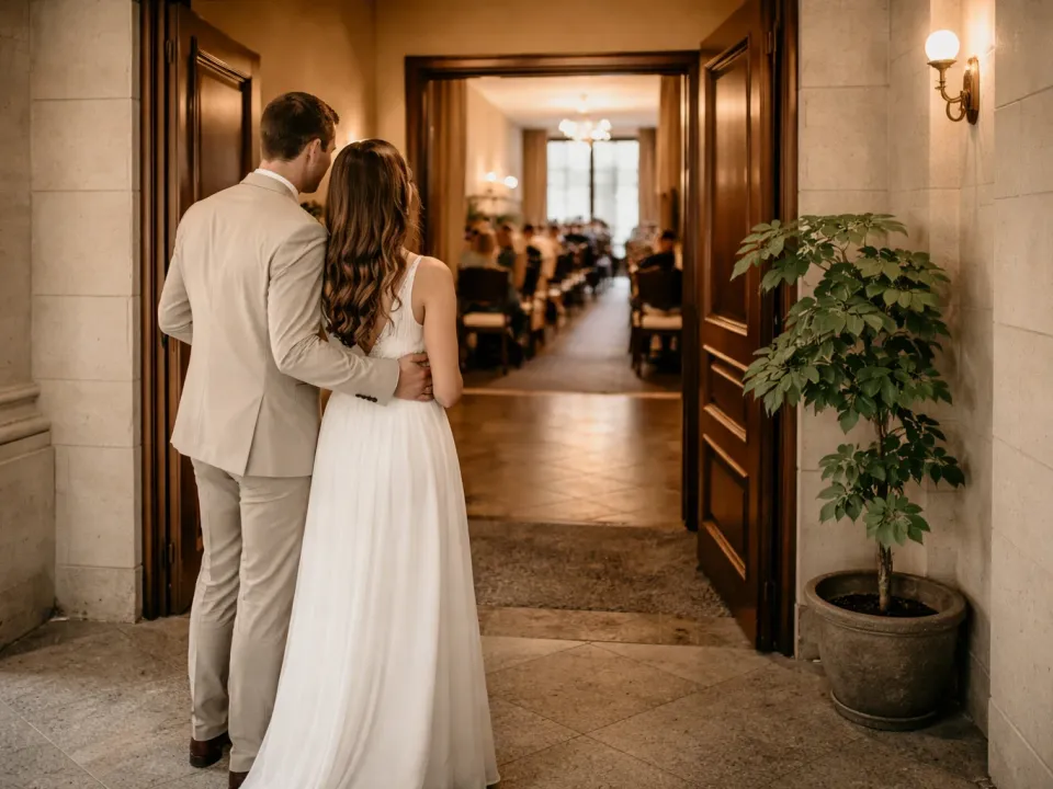 Waiting Before the Civil Ceremony: What the Minutes Outside the Room Actually Feel Like