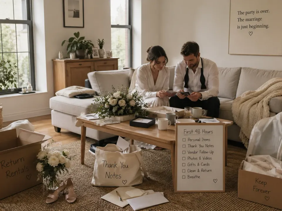 After-the-Wedding Checklist: What Needs Attention in the First 48 Hours