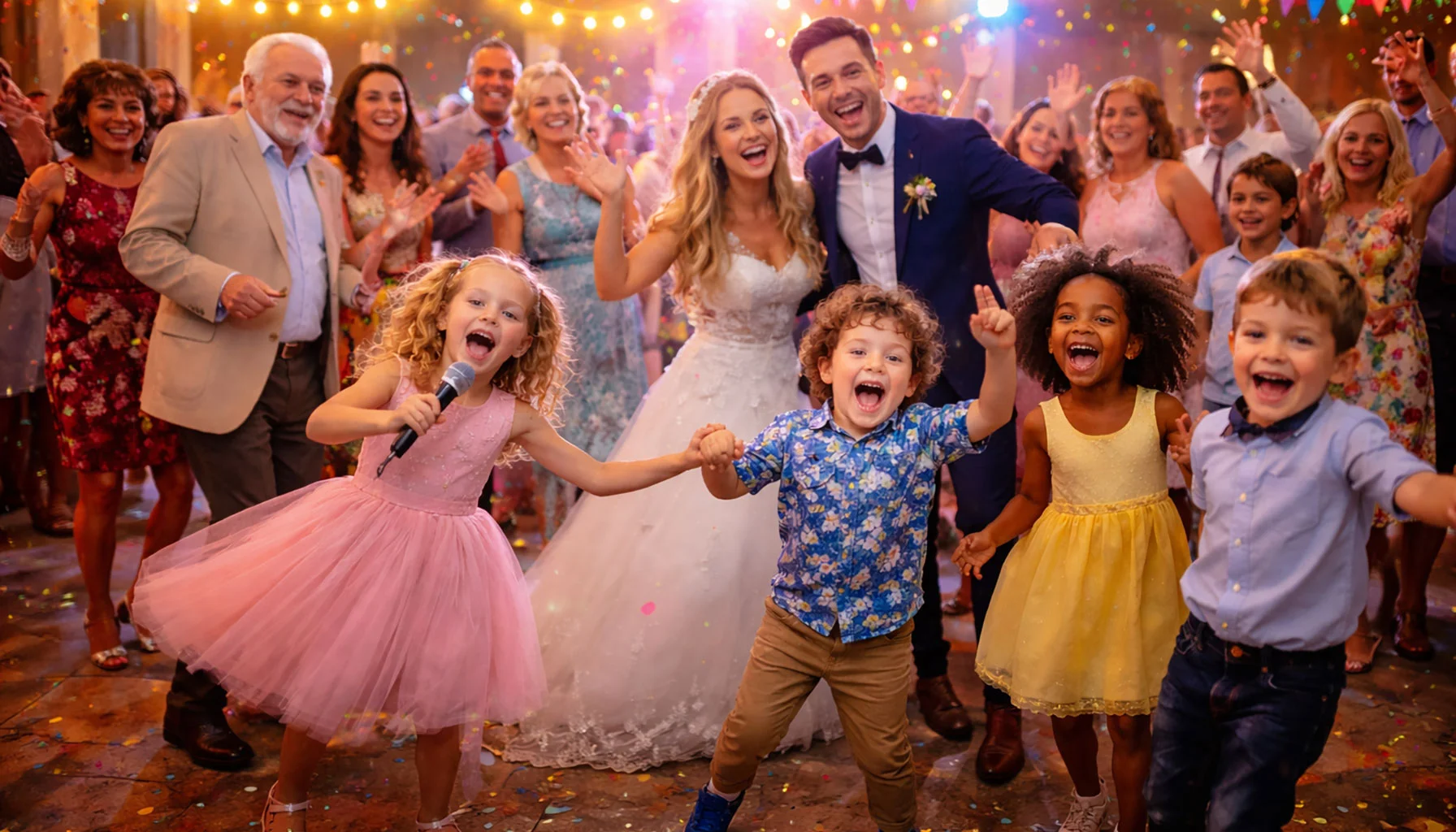 Music for Kids and Families at Weddings: International Hits, Trends and Timeless Crowd Pleasers