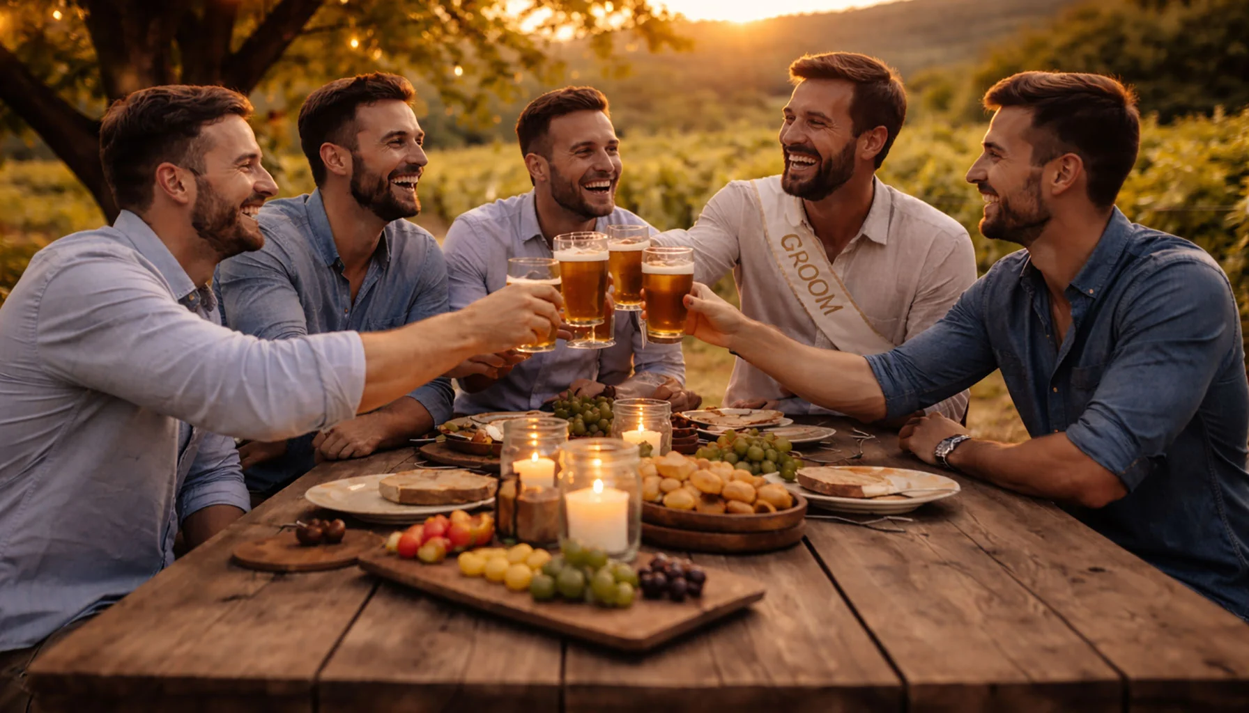 Enterrement de vie de garçon – un jour entre quotidien et mariage