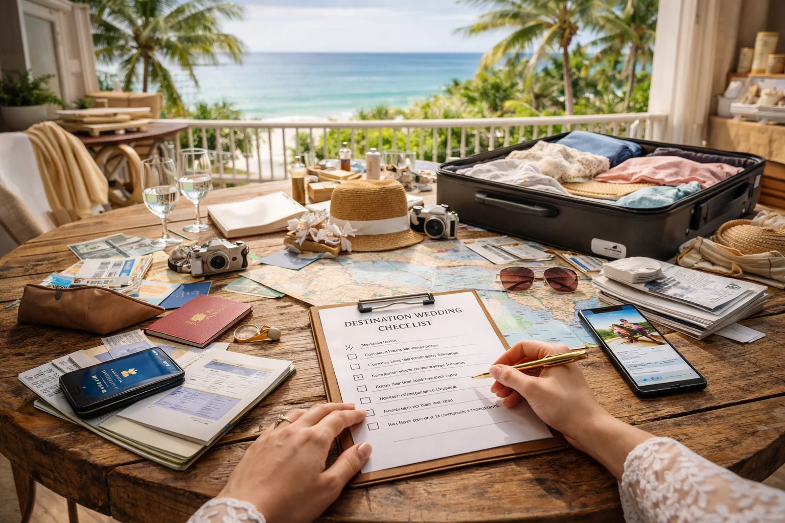 Destination Wedding Checklist: What Changes When Travel Becomes Part of the Plan