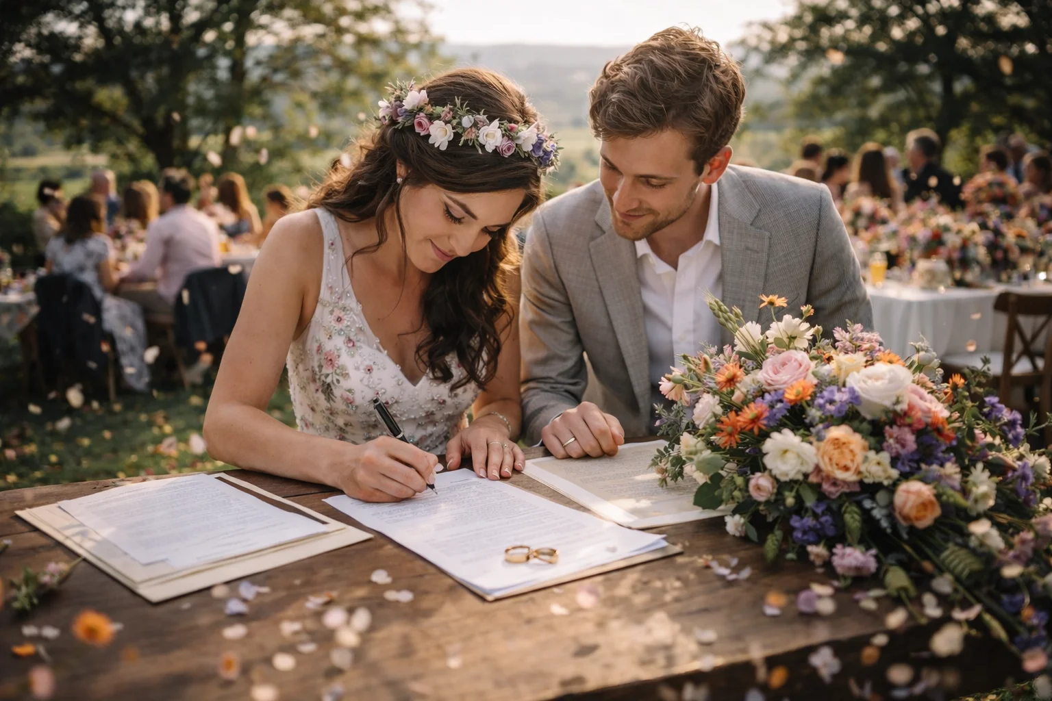 Ciò che i documenti legali sanno, e ciò che il matrimonio impara dopo