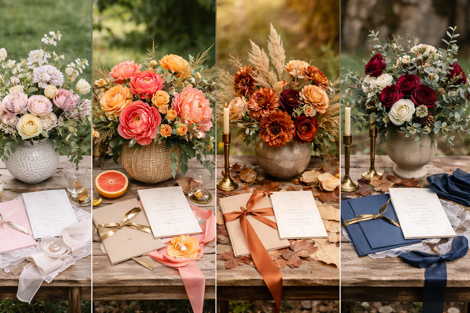 Seasonal Wedding Colors in Practice