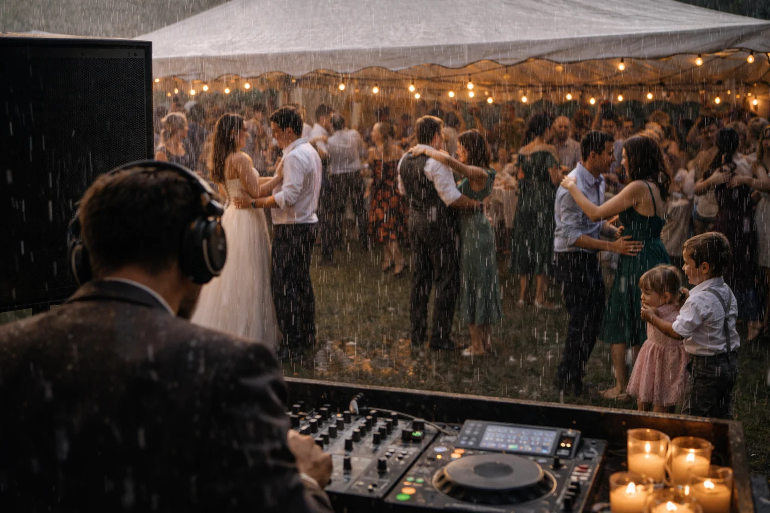 Rainy Wedding Playlist: Music That Works When the Weather Changes Everything