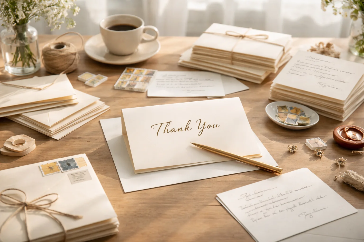 Thank-You Cards After the Wedding: Tone, Timing, Format