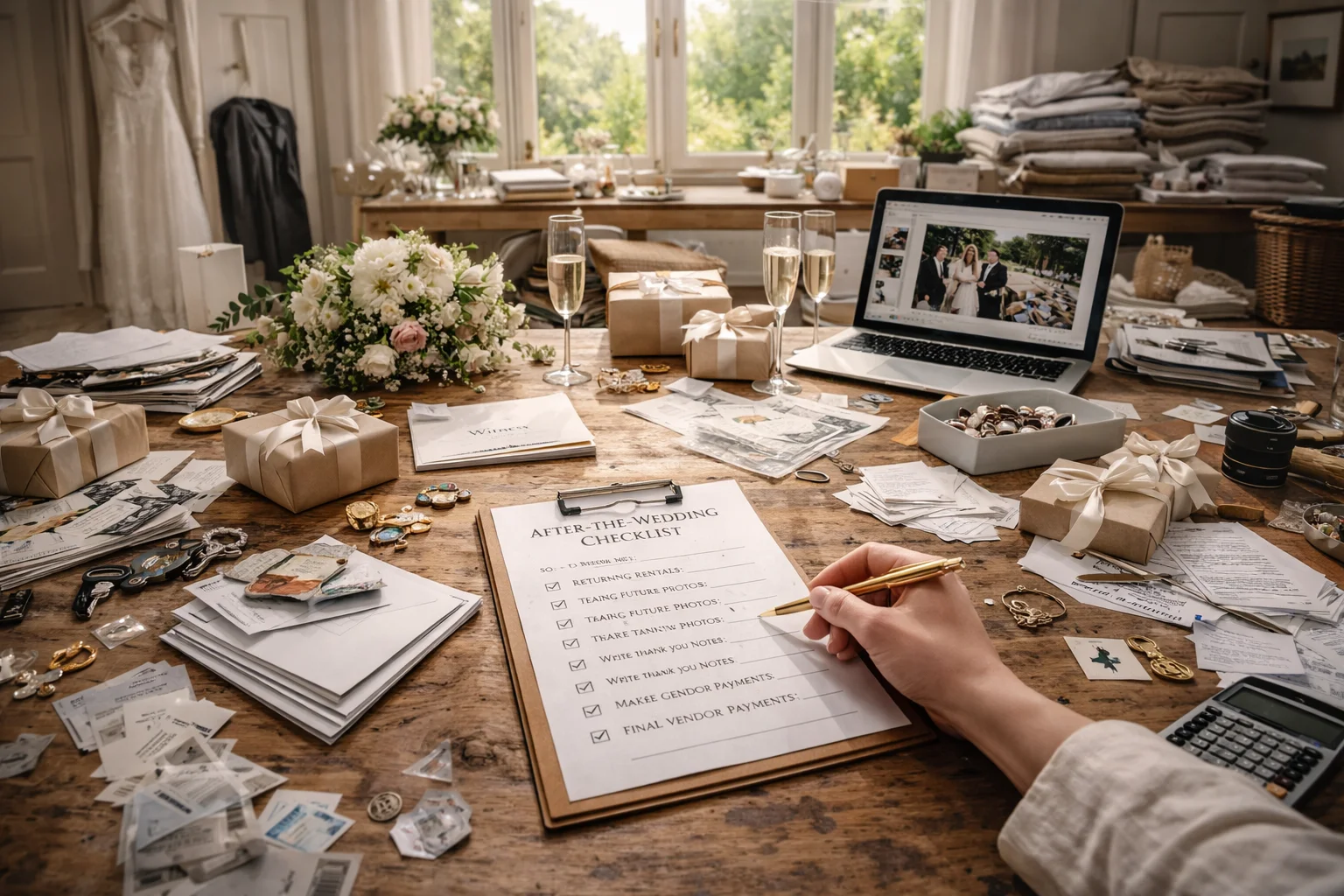 After-the-Wedding Checklist: What Still Needs to Be Returned, Paid, Thanked, or Closed
