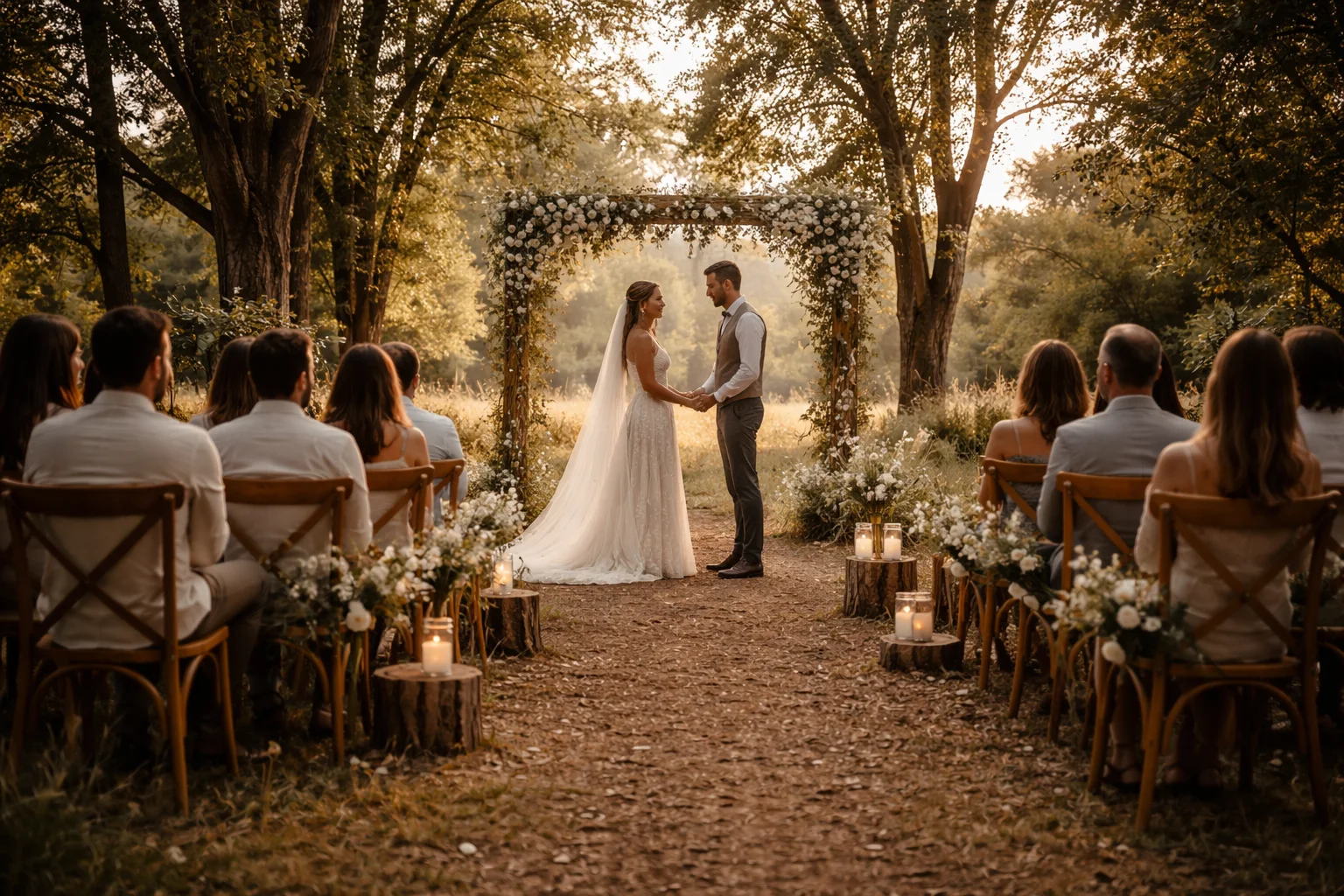 Où les mariages rustiques rencontrent les symboles durables