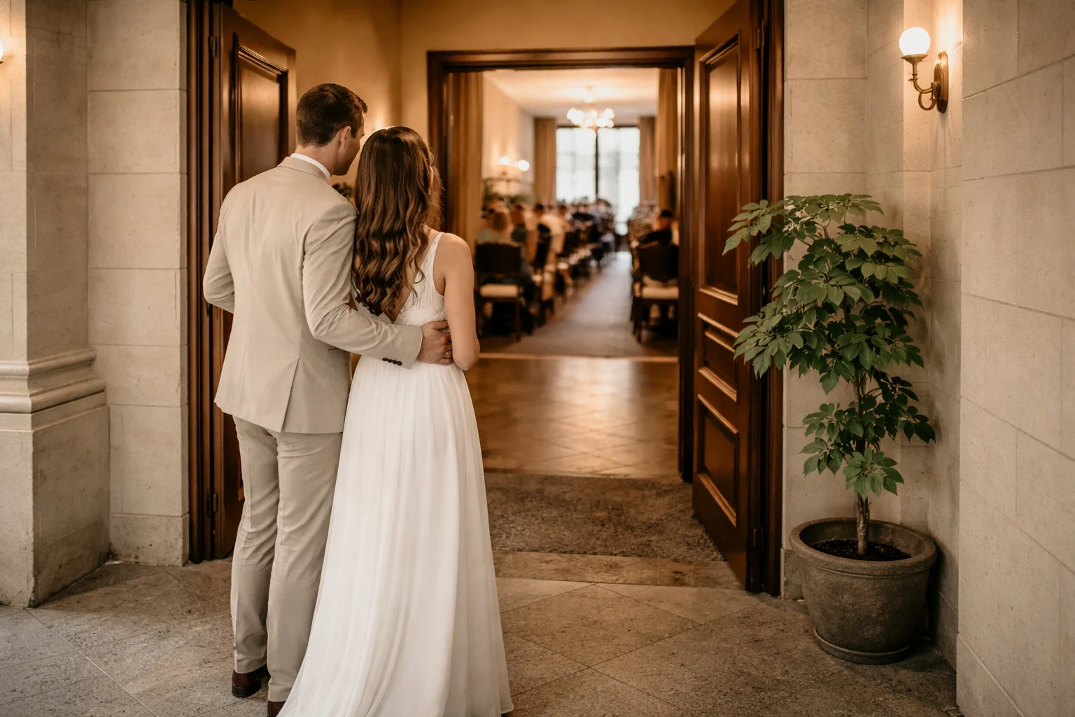 Waiting Before the Civil Ceremony: What the Minutes Outside the Room Actually Feel Like