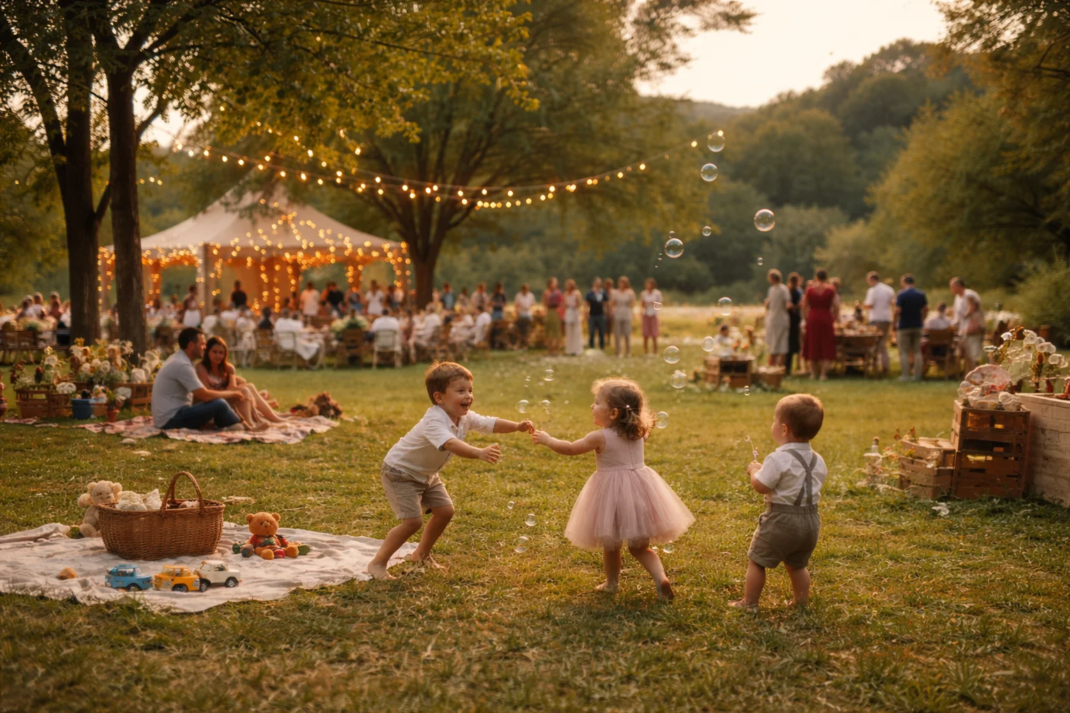 Outdoor Weddings With Children: Freedom, Boundaries, and Attention