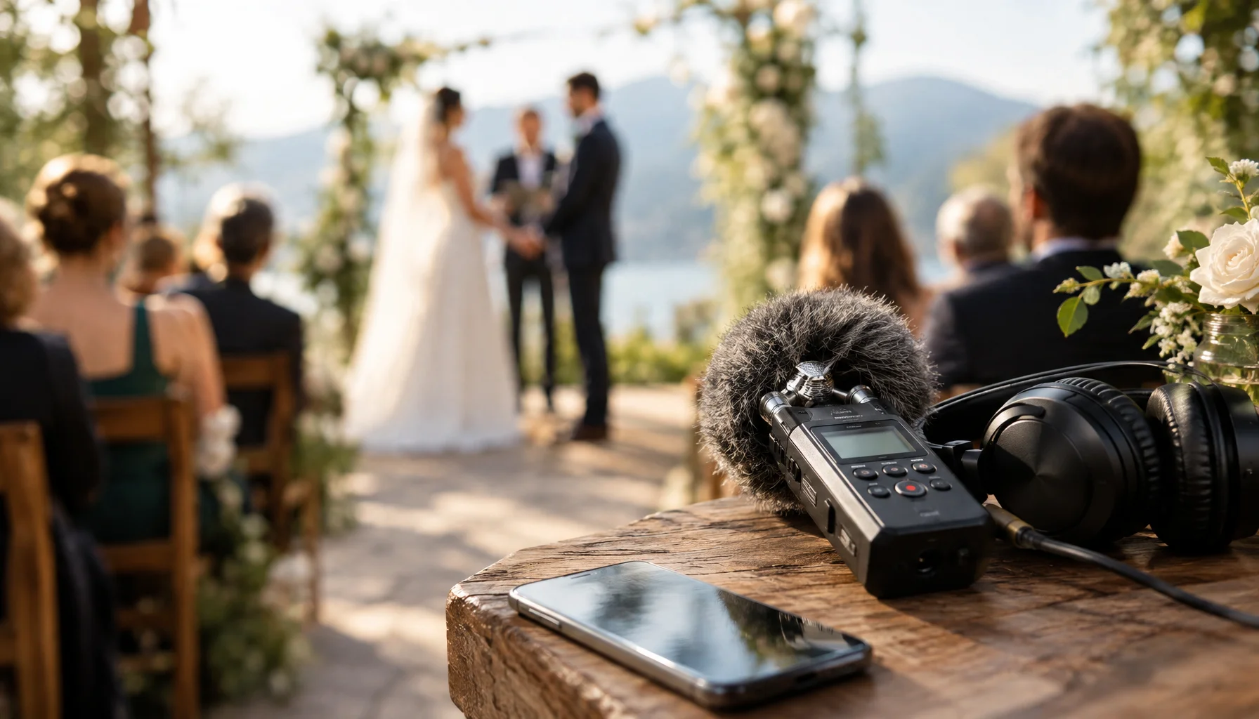 Il matrimonio che puoi ascoltare di nuovo: voce, room tone e la memoria audio di un giorno